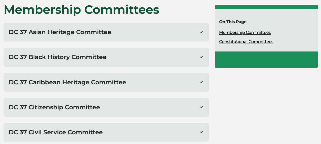 Details Section and Sidebar